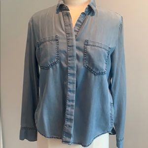 Soft denim blouse